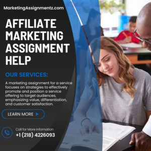 Affiliate Marketing Assignment Help