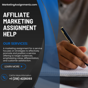 Affiliate Marketing Assignment Help