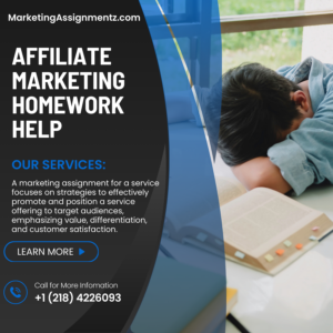 Affiliate Marketing Homework Help