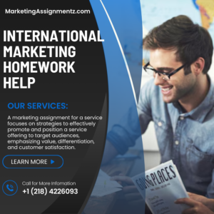 International Marketing Homework Help